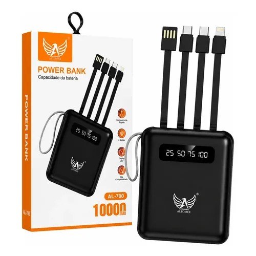 POWER BANK C/ 4 CABOS